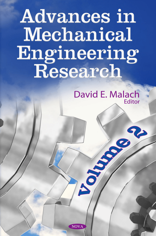 Advances In Mechanical Engineering Research Mechanical Engineering