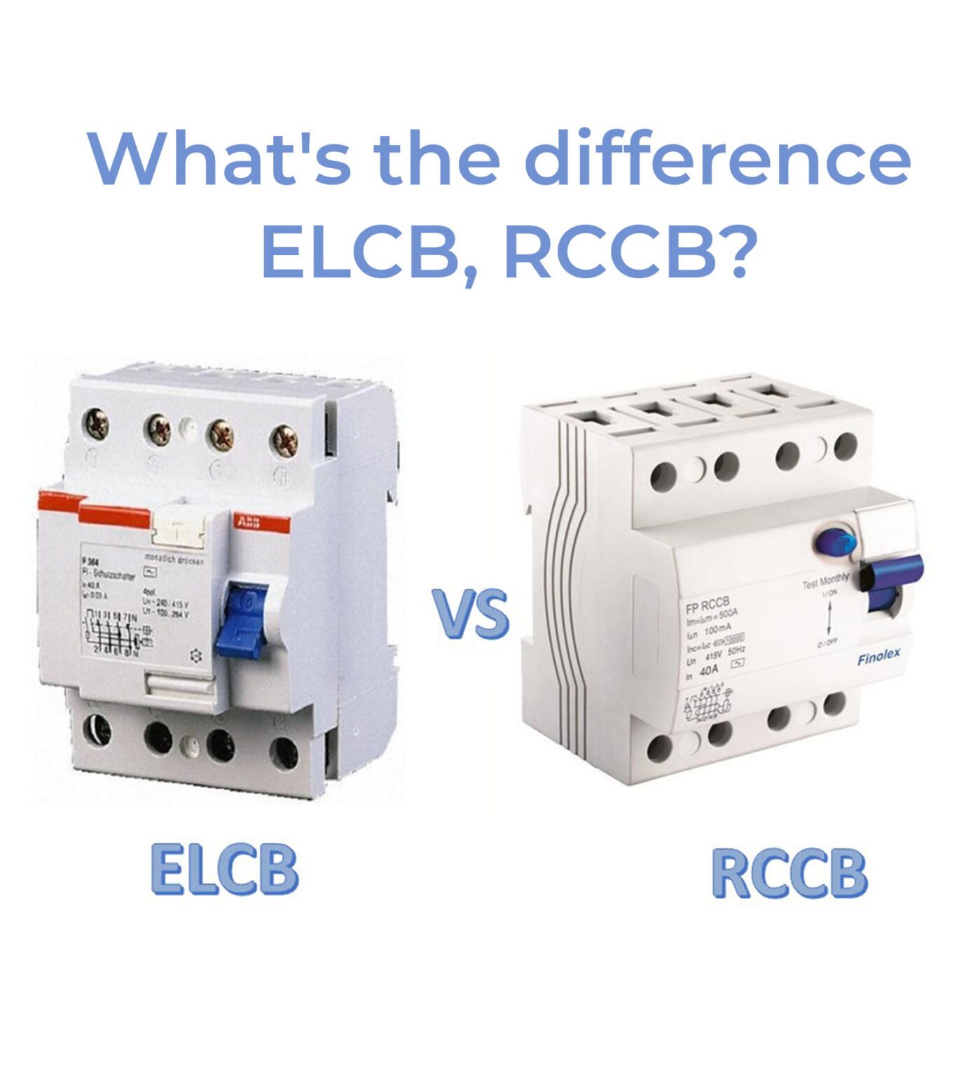Electric Rlcb What’s the difference ELCB, RCCB? - Mechanical Engineering